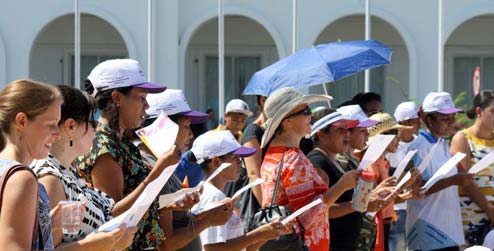 Women singing