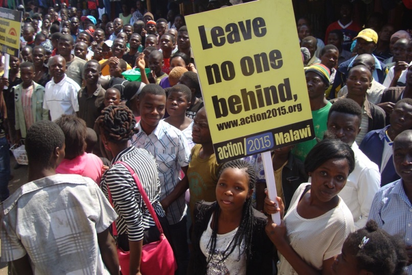 ‘Light the Way’ movements in Malawi. Credit: Action 2015