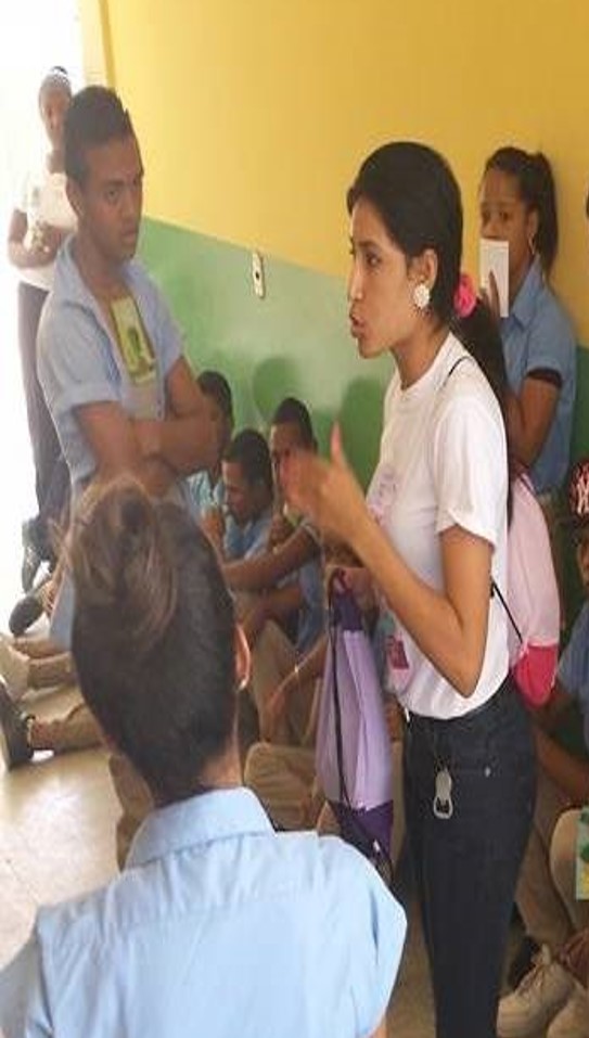Yunelsi at Youth Committee of Montecristi