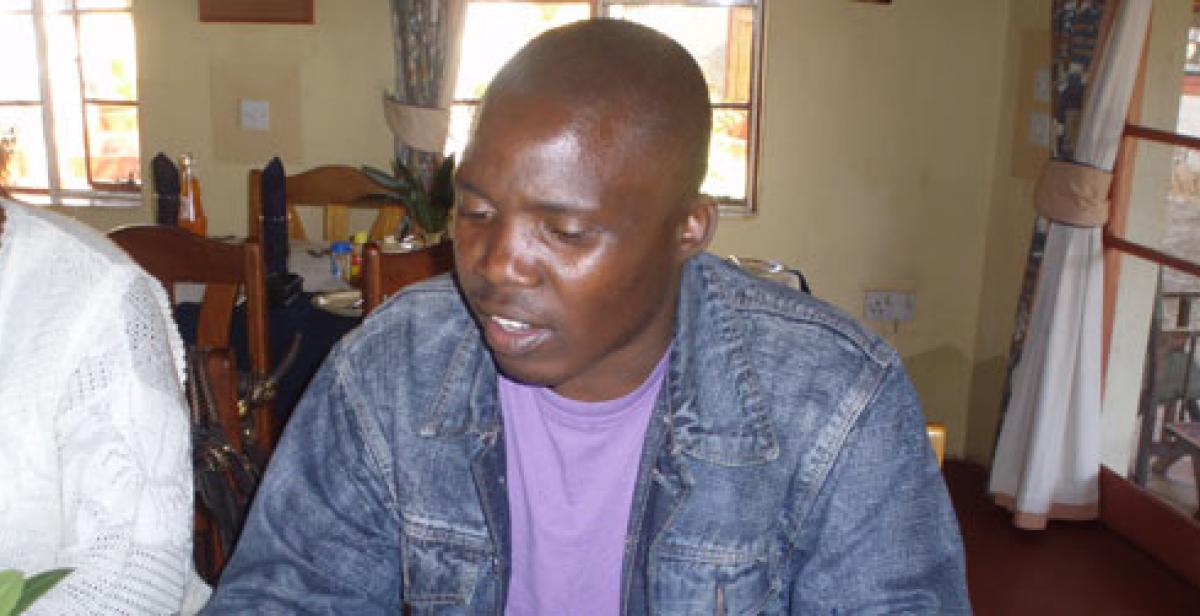 Development worker Arkmore Kori