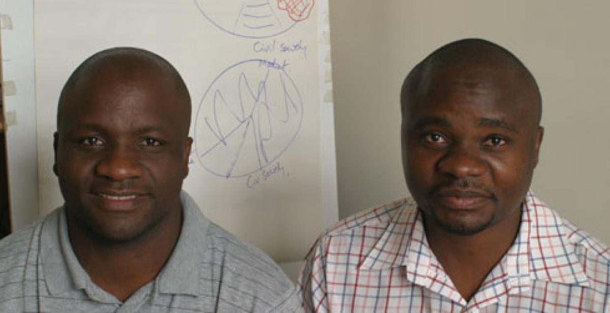 Christopher Mweembe and Machinda Marongwe