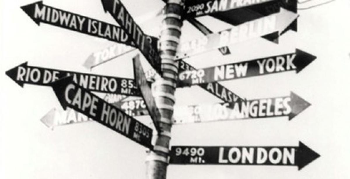 Crossroads signpost