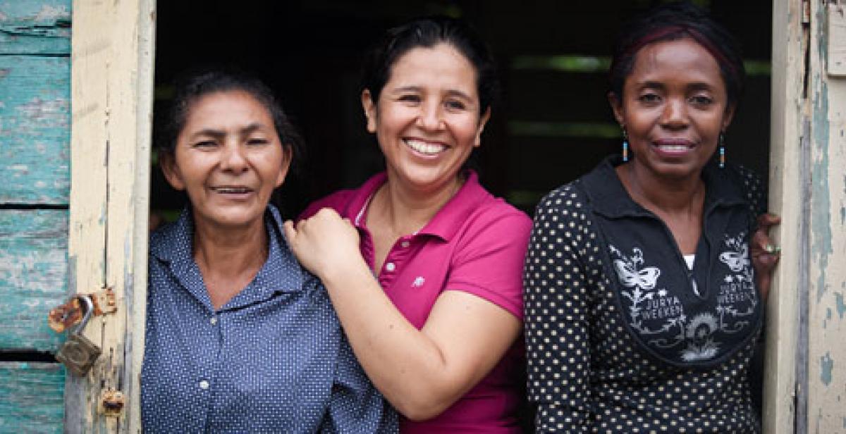 Amada Bernal, Karina Cuba and Quisqueya Proud-Homme in Partido, DR
