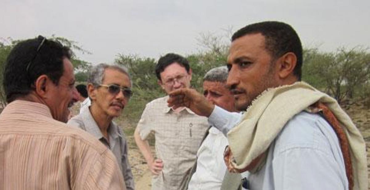 Progressio&#039;s Derek Kim meets Yemen farmers