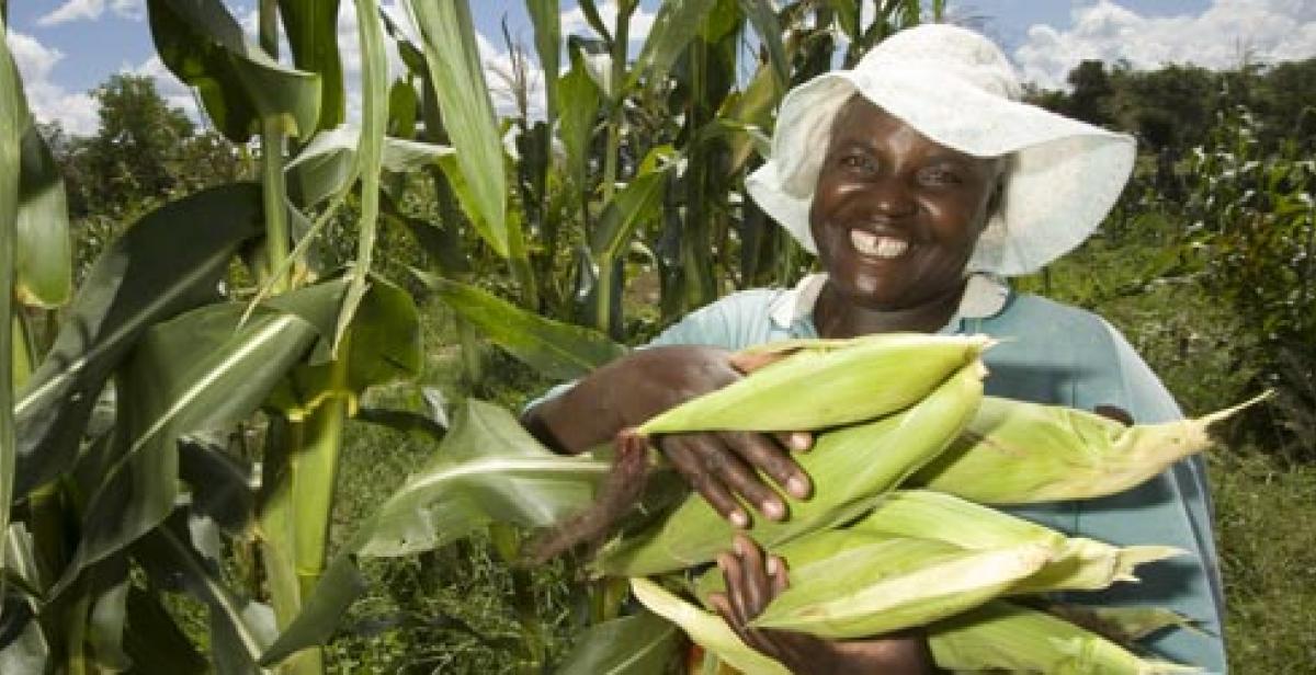 Lydia Siziba, 52, at her home in Zimbabwe