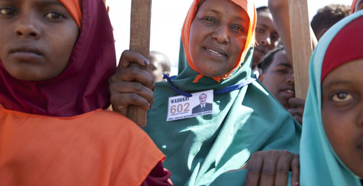 Women campaigning in Somaliland&#039;s local elections in November 2012