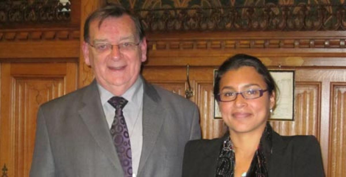 Lord Griffiths of Burry Port and Lizzette Robleto-Gonzalez