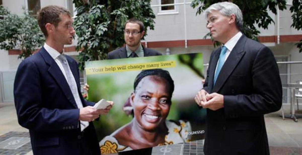 Progressio&#039;s James Whitehead in discussion with Rt Hon Andrew Mitchell MP