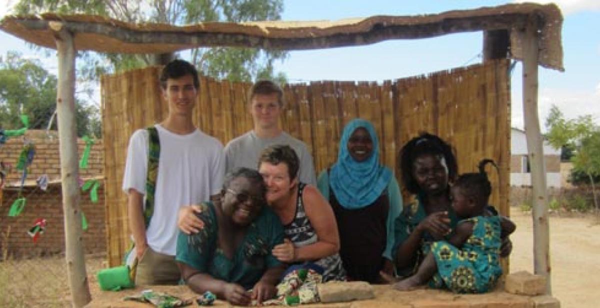  group with Lexa (centre left)