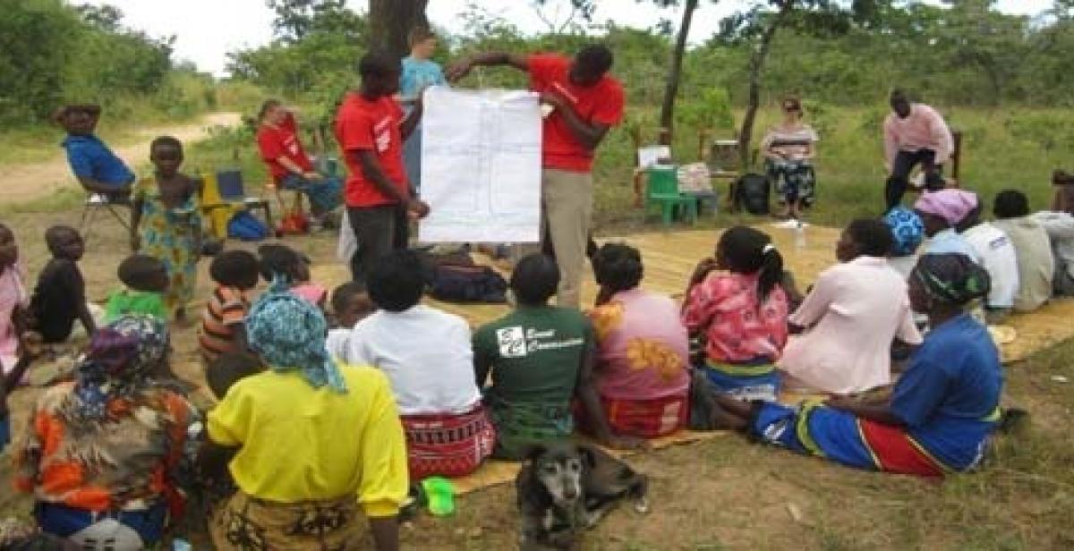  Village Saving and Loans group at Mnthonje village, learning about SWOT analy