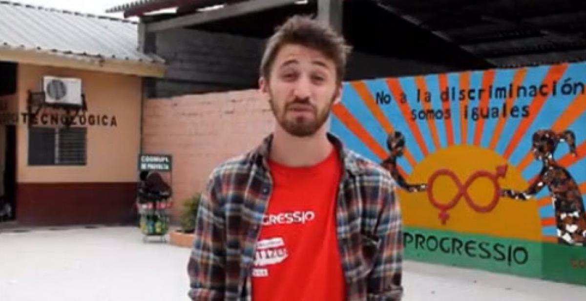 Picture of ICS volunteer in video