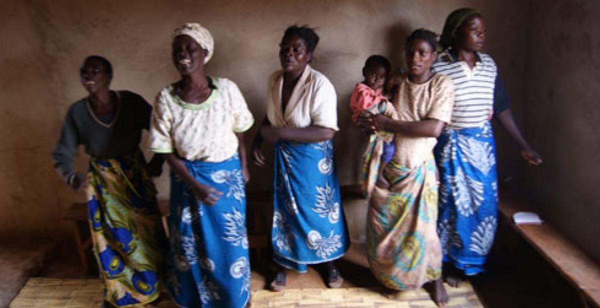 HIV community support group in Malawi