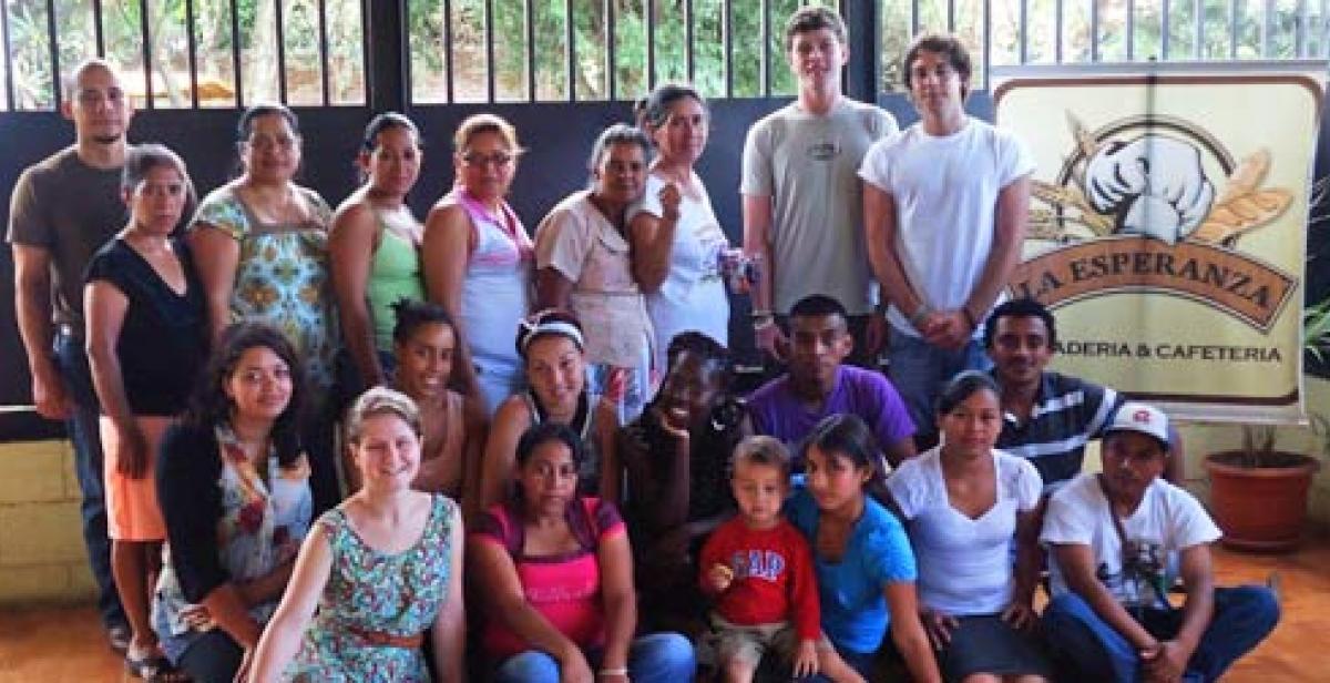 Volunteers with ADECOM