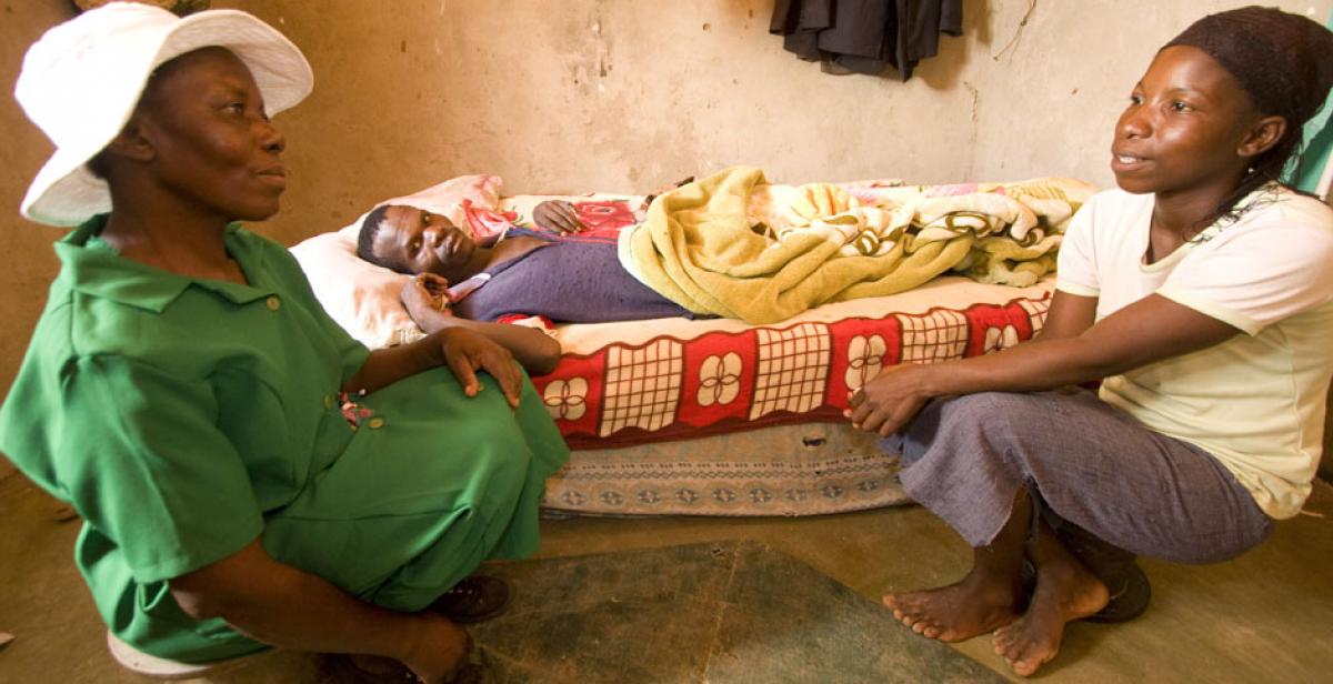 Sibongile Nkomazana visitiing Maxwell Mxncube and his wife Sukoluhle Sibanda