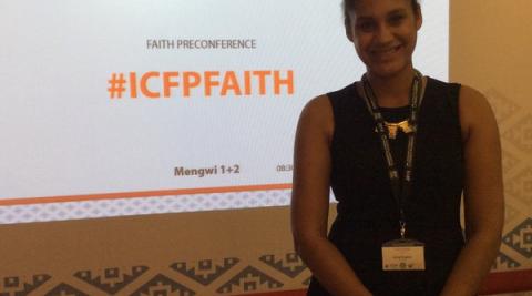 Fatima at the ICFP faith pre-conference 