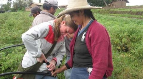 Development worker Sonja Bleeker