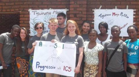 Progressio ICS volunteers Malawi