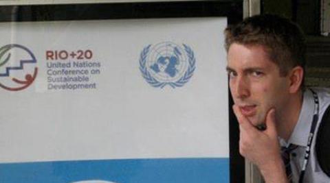 Daniel Hale at the Rio+20 UN Conference on Sustainable Development