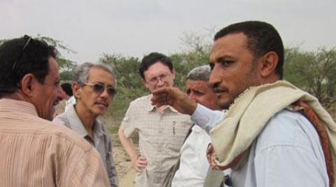 Progressio's Derek Kim meets Yemen farmers