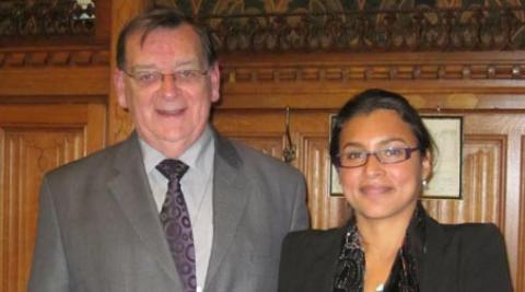 Lord Griffiths of Burry Port and Lizzette Robleto-Gonzalez