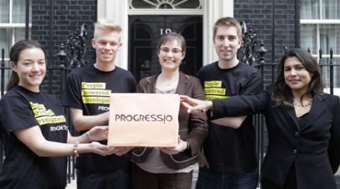 Petition hand-in to Number 10