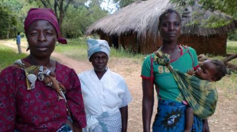 Women villagers in Malawi
