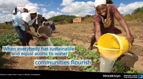 When everyone has access to water communities can flourish