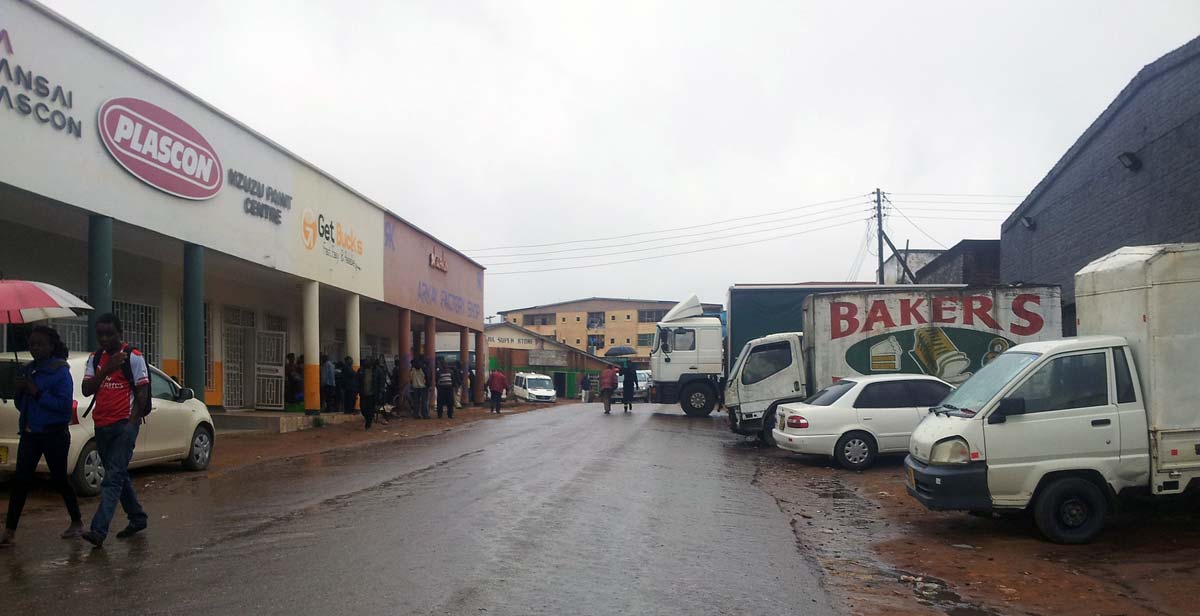 Rainy day in Mzuzu town